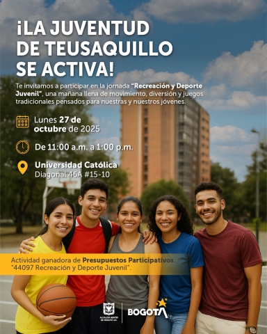 Recreación y Deporte Juvenil . Una actividad ganadora de Presupuestos Participativos: 44097