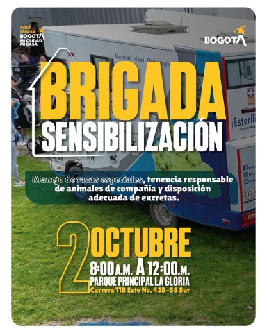 Brigada de sensibilización – tenencia responsable