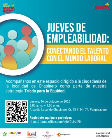 Pieza gráfica de jueves de empleabilidad
