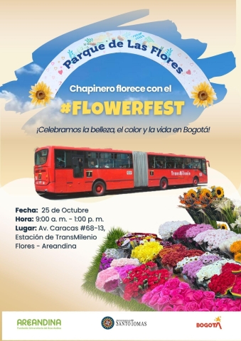 Pieza gráfica de evento FlowerFest
