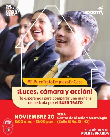 ¡Luces, cámara y acción! Te esperamos para compartir una mañana de película por el BUEN TRATO