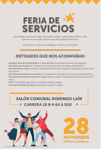 Feria de servicios a la comunidad