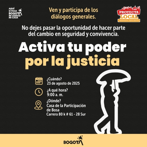 No dejes pasar la oportunidad de hacer parte del cambio de seguridad y convivencia