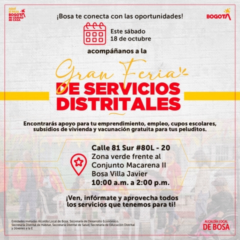 Gran feria de servicios distritales