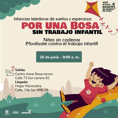 Por una Bosa sin trabajo infantil