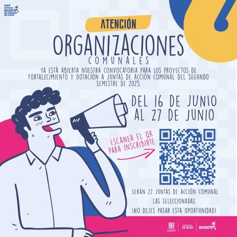 Proyectos de dotación para organizaciones comunales 