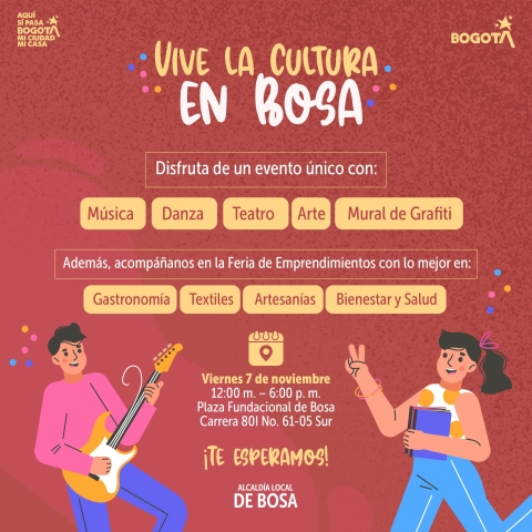 Celebra el arte y la cultura en Bosa