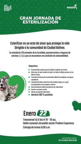 Jornada de esterilización