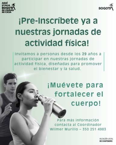 ¡Pre inscríbete ya!