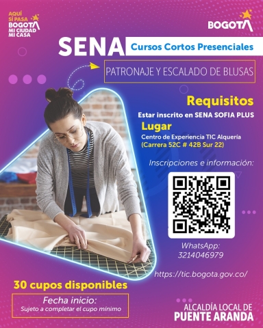 Patronaje y escalado de blusas - Cursos Cortos Presenciales