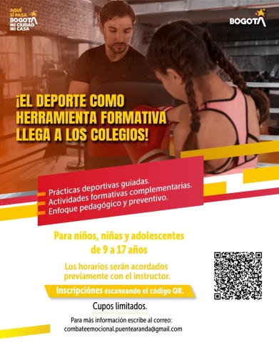 ¡El deporte como herramienta formativa llega a los colegios!