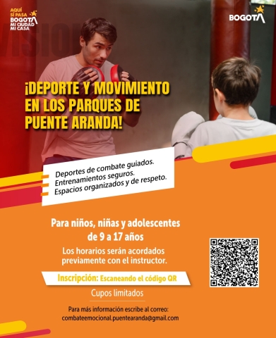 ¡Deporte y movimiento en los parques de Puente Aranda!