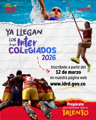 Ya llegan los juegos inter colegiados 2026