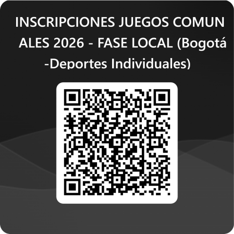 Juegos comunales 2026 - fase local (deportes individuales)