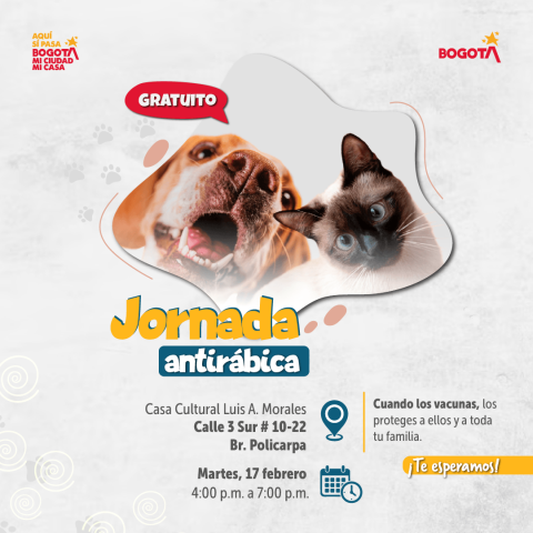 Jornada Antirrábica en el Barrio Policarpa - Antonio Nariño