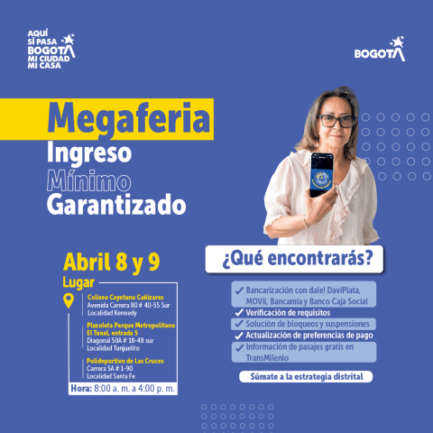 Megaferia Ingreso Mínimo Garantizado  