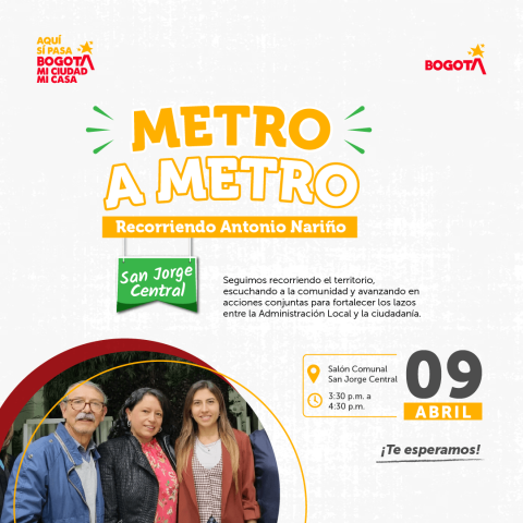 Metro a Metro llega a San Jorge Central en Antonio Nariño