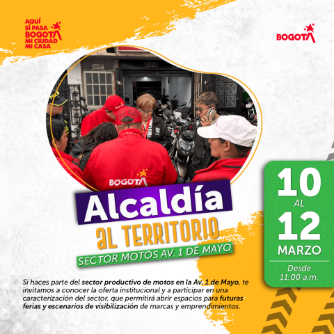 Alcaldía al Territorio – Sector Motos Antonio Nariño