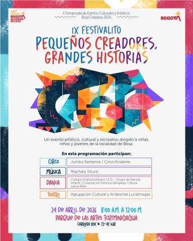 IX edición del Festivalito “Pequeños Creadores, Grandes Historias” en Bosa