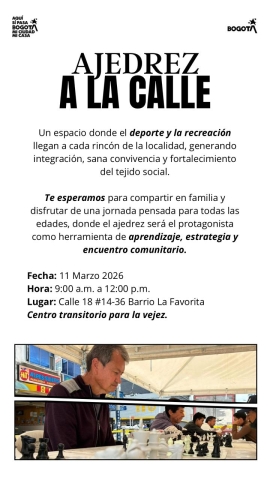Invitación virtual a ajedrez