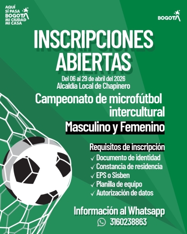 ¡Inscripciones abiertas!