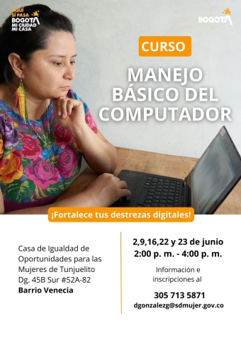 CURSO MANEJO BÁSICO DEL COMPUTADOR - Barrio Venecia TUNJUELITO