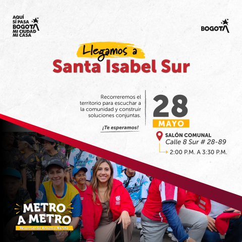 Seguimos recorriendo el territorio, metro a metro ahora en Santa Isabel Sur 