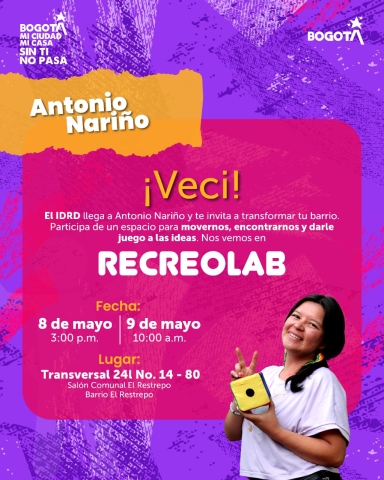 Recreolab llega al barrio Restrepo