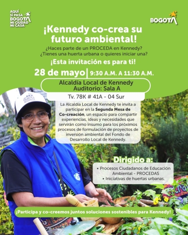 Kennedy Co-Crea su futuro ambiental