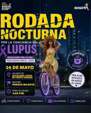 Rodada nocturna por la conciencia del Lupus