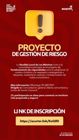 Proyecto de Gestión de Riesgo, una iniciativa enfocada en el fortalecimiento de capacidades para la adaptación al cambio climático 