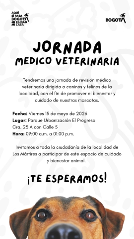 Jornada Veterinaria para todas nuestras mascotas.