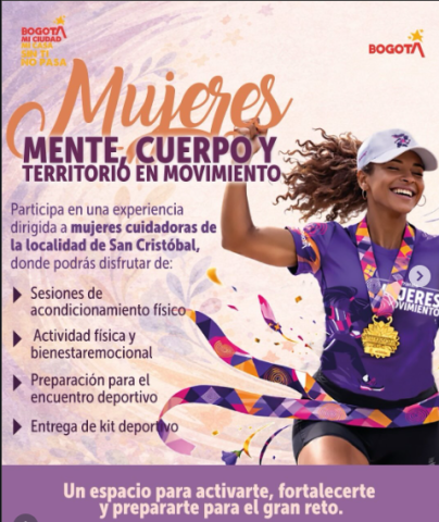 banner de una mujer triunfando en una actividad física