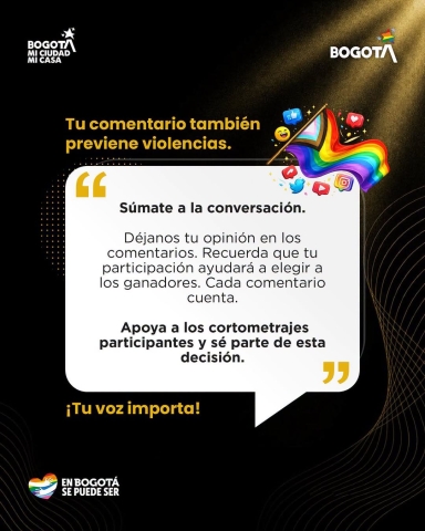 Festival Audiovisual por una Bosa Libre de Violencias y Discriminación 