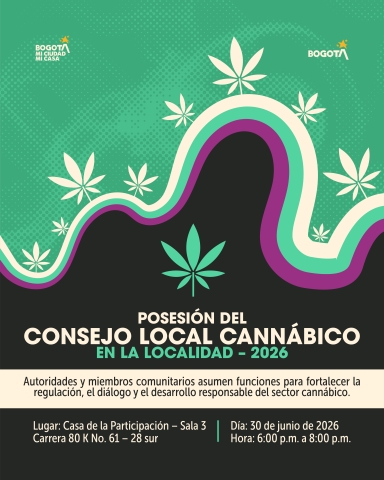 Posesión Consejo Local Cannábico 2026 Bosa