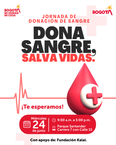 Dona sangre, salva vidas: participa en la jornada de donación en el Parque Santander