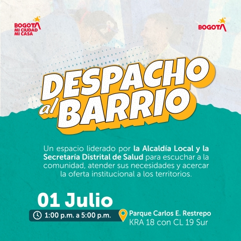 Despacho al Barrio  ¡Llevamos la Alcaldía más cerca de la comunidad!