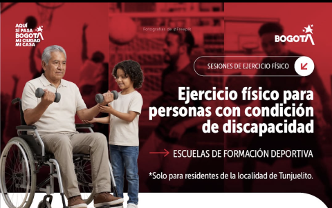 Ejercicio físico para personas con condición de discapacidad