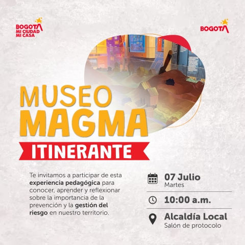 Museo Magma Itinerante  ¡Vive una experiencia para aprender sobre la gestión del riesgo!
