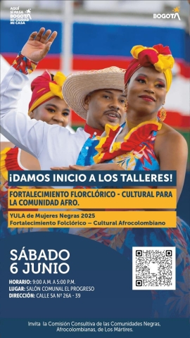 Talleres para la memoria, identidad y orgullo de la comunidad afro