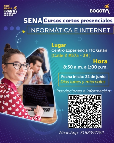SENA – Cursos Cortos Presenciales Informática e Internet