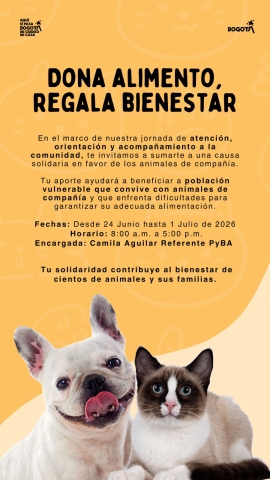 Donación para mascotas
