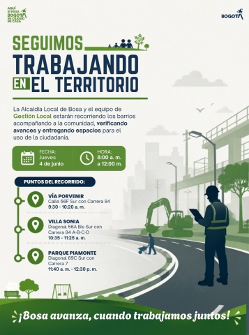 Recorrido Gestión Local en Bosa