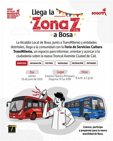 Feria de Servicios Cultura TransMilenio en Bosa
