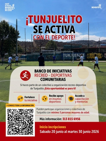¡TUNJUELITO  SE ACTIVA CON EL DEPORTE!