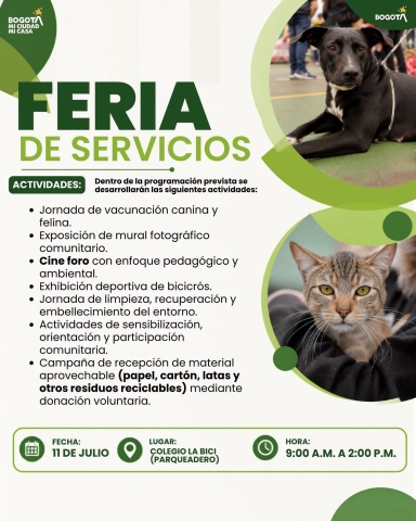 Feria de Servicios Ambiental en Bosa