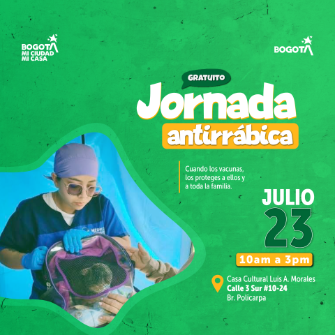 Jornada antirrábica en el Barrio Policarpa