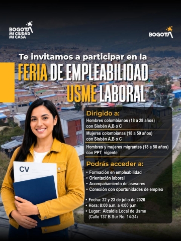 Feria de Empleo en la localidade Usme