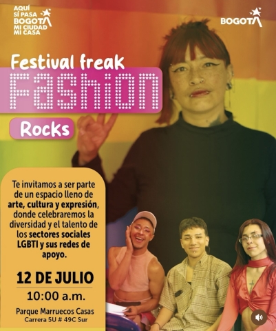  La diversidad se vive, se celebra y se encuentra en comunidad ✨  Llega la XIII versión del Festival Freak Fashion Rocks, un espacio que durante años ha llenado nuestra localidad de arte, expresión, resistencia y orgullo. 💖🏳️‍⚧️🏳️‍🌈  Te invitamos a ser parte de esta gran jornada donde tendremos: 🎭 Muestras artísticas 🛍️ Emprendimientos locales 👠 Pasarela Freak 🤝 Oferta institucional 💫 Espacios de encuentro y visibilidad para los sectores sociales LGBTI y sus redes de apoyo 👑 Y la esperada Selecció