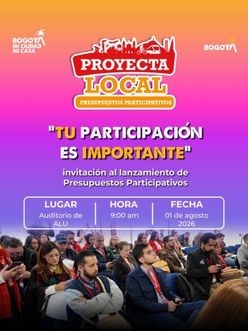 Lanzamiento Presupuestos Participativos en Usme
